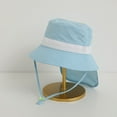 thumbnail image 4 of RUIG Visors Football Boys Girls Summer Solid Color Mesh Yarn Shawl Cap Sun Hat Outdoor Beach Hat 3 8 Years Old Raffia Visor, 4 of 5