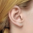 thumbnail image 3 of PicturesOnGold.com Initial Earrings for Women Initial Earrings - 14K Solid Yellow Gold.., 3 of 8