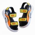 thumbnail image 4 of TOWED22 Boys' Sandals Toddler Summer Shoes Girls Sandals Open-toe Straps Outdoor Sport Sandals(Black,6.5), 4 of 5