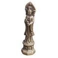 thumbnail image 1 of Golden Brass Bodhisattva Decor Living Room Bedroom Housewarming Gift 3.03X0.79X0.79In Good Fortune 1Set, 1 of 4