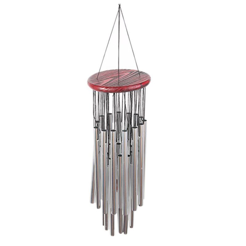 27 Tubes Metal Wind Chimes Tubes Bells Wind Chimes- Garden Wood Windchimes Outdoor Living Garden Yard Decoration Home Decoration Relaxing Wind Chime(24Inch) - image 2 of 8
