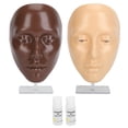 thumbnail image 2 of Makeup Practice Face,Texture, Removable Eyes, Elastic and Soft, Easy Cleaning, Full Face Practice, for Makeup Beginners, Makeup Practice Face 5D Makeup Mannequin Face 5D, 2 of 7