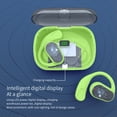 thumbnail image 6 of PPgejGEK Wireless Bluetooth Earphones with Bones Conduction, Semi Transparent Charging Compartment, Digital Display, and Rotatable Earloop for Sports and Running Reduced Price, 6 of 7