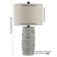 thumbnail image 4 of Safavieh Alron 26.5 in. Textured Table Lamp, Antique Grey, 4 of 4