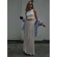 thumbnail image 1 of Moda callejera para mujer, largo, sexy, con lentejuelas, rock, 1 of 4