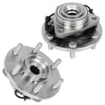 thumbnail image 3 of Detroit Axle - 8pc Front Wheel Bearing Hubs Suspension Kit for 2011-2013 INFINITI QX56 2014-2019 QX80 2017-2019 Nissan Armada 2 Wheel Bearing Hubs 4 Inner Outer Tie Rods 2 Boots Replacement, 3 of 7