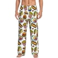 thumbnail image 2 of Lsque Hot Dog With One Sausage Print Men's Pajama Pants, Lounge Pant - Comfortable Home Wear,Elastic Waistband, Stylish Design-Small, 2 of 9