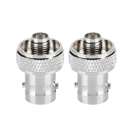 2-Pack SMA Female to BNC Female Conversion Adapter Connectors