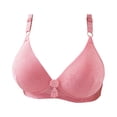 thumbnail image 2 of loopsun Summer Savings Clearance 2023! for Womens Plus Size Bra,Woman's Solid Color Comfortable Hollow Out Perspective Bra Underwear No Rims, 2 of 5