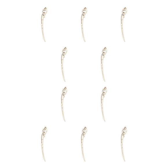 Qarigey Libro Clip colgante líneas de arte etiqueta signos páginas fabricantes Simple palo de pelo para niños adultos mujeres bronce antiguo Type1 NO1 Qarigey CBP255660