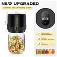 Mason Jar Vacuum Sealer, Electric Cordless Mason Jar Vacuum Sealer for