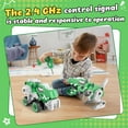 thumbnail image 3 of Remote Control Dinosaur Toys, 2 in 1 STEM Take Apart Car for Boys 3 6 Years Old, with Electric Drill for Kids, Christmas Birthday Gift, 3 of 10