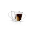 thumbnail image 5 of JoyJolt Glass Double Wall Insulated Coffee Tea Mug (Set of 2) 16 oz, 5 of 12