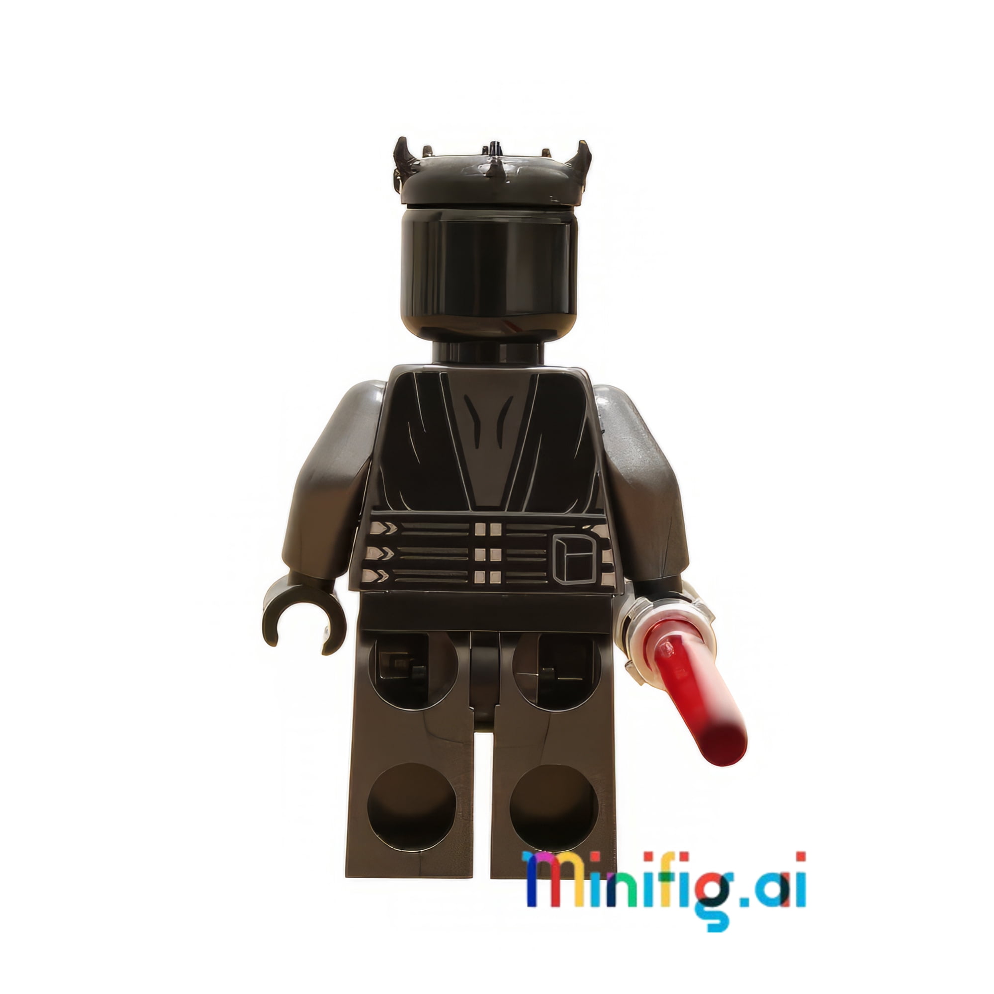 LEGO Darth Maul Minifigure Star Wars Sith Villain Detailed Red Lightsaber