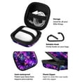 thumbnail image 5 of WIRESTER Airpods PU Case Cover for Airpods/Storage Bag, Purple Nebula Galaxy, 5 of 7