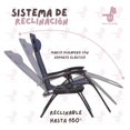 thumbnail image 5 of Camastro Gravedad Cero Azul Plegable Reclinable Exterior, 5 of 5