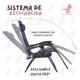 thumbnail image 5 of Camastro Gravedad Cero Azul Plegable Reclinable Exterior, 5 of 5