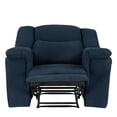 thumbnail image 3 of Sillón Reclinable Mecedora Konrads 1 Plaza Gris Azul Marino, 3 of 11