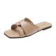 thumbnail image 1 of Amzcrzy Zapatos de mujer,Zapatos de mujer,Zapatillas de mujer, Sandalias cuadradas de tacón plano para mujer, zapatillas de una sola línea, zapatos transpirables Sandalias Mujer Zapatillas De Casa, 1 of 4