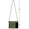 thumbnail image 5 of Women Crochet Shoulder Bag Handmade Woven Beach Crossbody Handbag Satchel Purse with Tassel for Summer, 5 of 6