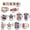 colorful, variant on Patriotic Tiered Tray Decor Set – 12Pcs Red White Blue USA & Fourth of July Wooden Signs & Decorations for Memorial Day, Independence Day & Home Decor