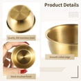 thumbnail image 4 of 12PCS Sauce Dipping Bowls, Stainless Steel Sauce Dishes, Round Sauce Dip Bowls, Mini Sauce Cups, Prep Appetizer Plates, Individual Condiment Cups, 4 of 6