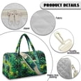 thumbnail image 7 of Garronmavis Large Quilted Duffle Bag for Women Tropical Palm Tree Print Weekender Overnight Bag Carry On Travel Bag Gym Dance Tote with Zipper Pockets, 7 of 7