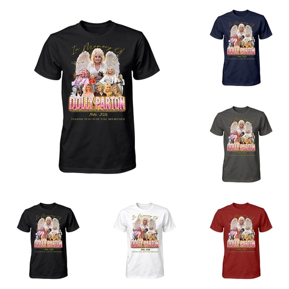Men's Funny Vintage Dolly T-Shirt Country Music Legend Tshirt Short Sleeve Crewneck Graphic Tees Retro Tee Top M