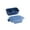 Blue, variant on Dvumao Classroom Supplies, Microwaveable Silicone Lunch Box Lunch Bento Box Reduced Fats Lunch Box Crispers Compartment Lunch Boxes, Teens Gifts