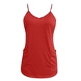 thumbnail image 2 of Goodtrade8 Pockets Tank Tops for Women Plus Size Sleeveless Tshirts Pullover Casual Summer Undershirts Outdoor V Neck Womens Tops Camisole, 2 of 2
