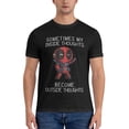 thumbnail image 1 of Deadpool T-Shirt Col Rond Manches Courtes Mode Athlétique T-Shirt Cadeau pour Hommes Femmes 3X-Grand, 1 of 5