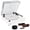 Piano White, variant on Fluance RT87 Reference High Fidelity Dual-Plinth Turntable (Natural Walnut), VB65 3-in-1 Vinyl Record & Stylus Cleaning Kit, RW03 HiFi Vinyl Record Weight Stabilizer