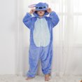 thumbnail image 2 of Pijamas para niños, ropa de dormir cálida de franela de invierno, monos de animales para niños y niñas (talla M) Rojo Verde, 2 of 3