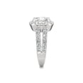 thumbnail image 5 of Charles & Colvard 14K White Gold Moissanite 9mm Cushion Engagement Ring-Size 6.5 4.24cttw DEW, 5 of 9