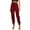 Red, variant on UAMVSH Cargo Pants for Women with Pockets Lightweight High Waist Hiking Athletic Pants Casual Button Cinch Bottom Jogger Pants