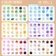 thumbnail image 2 of Kit de cuentas de vidrio Sistenia de 7200 piezas, 6 mm, 144 colores, 2 of 6