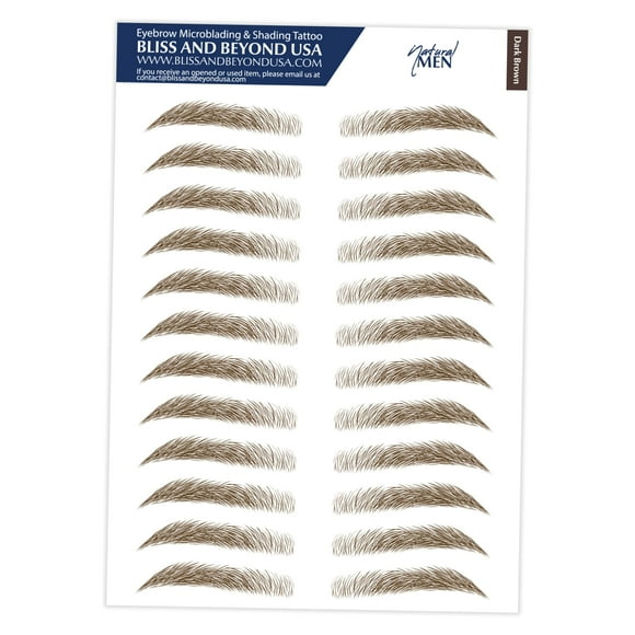 Pegatinas impermeables para tatuajes para cejas Bliss and Beyond USA