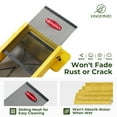 thumbnail image 5 of Kingsyard Metal Mesh Bird Feeder for Outdoors Hanging, Finch Feeder for Nyjer Thistle, Yellow, 5 of 8