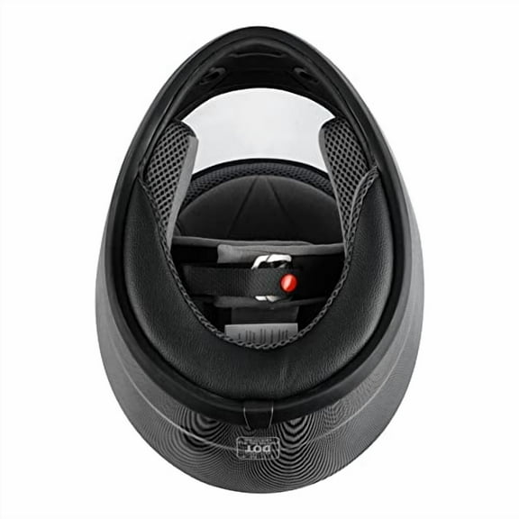 TCMT Size-S Adult Carbon Fiber Full Face Helmet with Flip Up Visor Off Road Street Dirt Bike ATV Motocross Motorcycle Cruiser Scooter Helmet DOT Approved