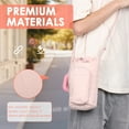 thumbnail image 2 of Water Bottle Carrier Bag Water Cup Crossbody Bag Bottle Holder Carrier with Removable Adjustable Strap for 18 to 64 oz Cup, 2 of 11