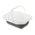 thumbnail image 1 of Cesta De Picnic Plegable Con Tapa Y Asas Para El Hogar, Cocina, Barbacoa, Color Gris, 1 of 8