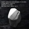 thumbnail image 4 of 20g 99.995% High Purity Pure Indium In Metal Bar Blocks Ingots Sample 150 Degree Melting Point For, 4 of 5