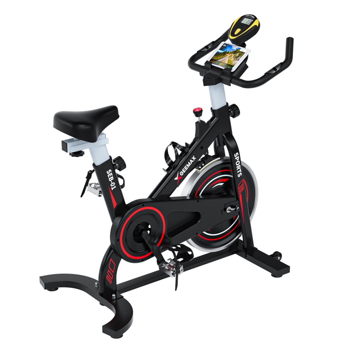 Trainig Exercise Bike Cycle Indoor Sport Heavy Duty 12 flywheel Cycling Cardio 