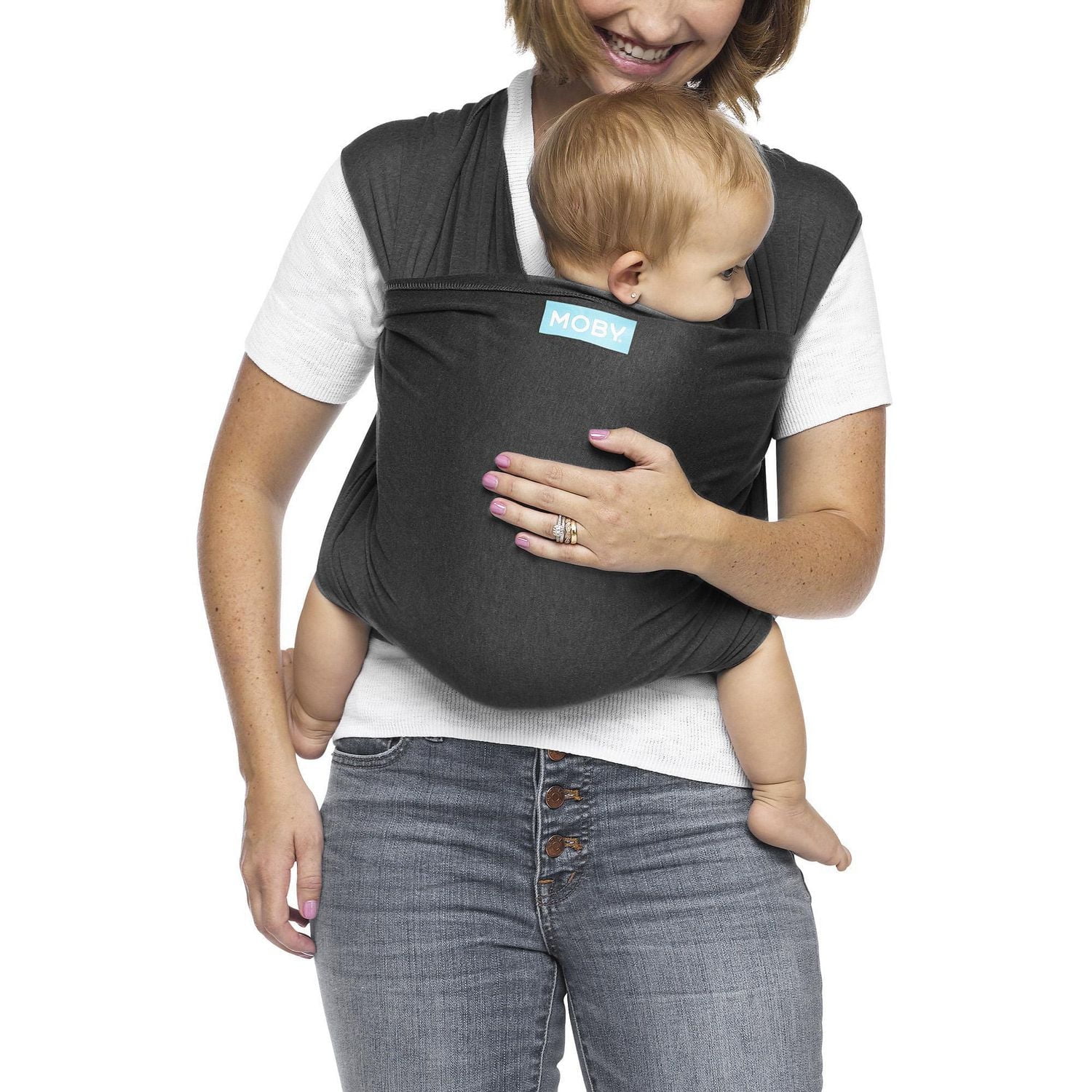 MOBY Wrap Baby Carrier - Evolution Wrap for Newborns & Infants - One size