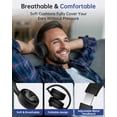 thumbnail image 3 of Wireless Headset with Microphone Noise Cancelling for Work, Bluetooth Headphones with Mic, Black, 3 of 6