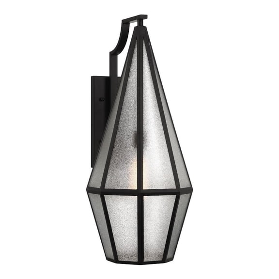 Savoy House - 5-708-BK - Peninsula 1-Light Outdoor Wall Lantern in Matte Black