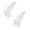 White 2Pack, variant on 2Pcs Easter Decorations Restaurant Rabbit Egg Decoration Table Flag Party Decoration Decorative Table Banner