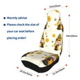 thumbnail image 6 of Haiem Beekeeper Gnome Holding A Glass Printed Car Seat Covers Set of 2, Universal Fit Car Seat Covers,Protective Seat Covers,Comfortable Car Seat Covers, Easy Installation Seat Covers, 6 of 9