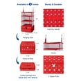 thumbnail image 5 of TABITORA Hanging Travel Organizer Travel Garment Packing Luggage Organizer Collapsible Compartment Hanging Closet for Wardrobe Carry On Roller Bag Suitcase Storage Snow,Large, 5 of 6