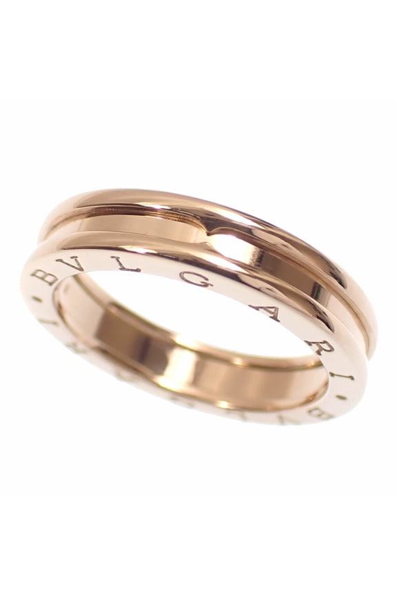Pre-Owned Bvlgari B-ZERO1 Ring for Women, 18K Yellow Gold, Size 20 (#60), 8.0g, 750 B-Zero One,...